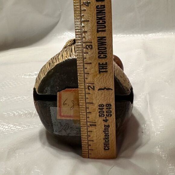 Vintage 1960s Japanese Ceramic Clay Bell Seven Gods of Fortune - Jurojin. RARE - Picture 13 of 14